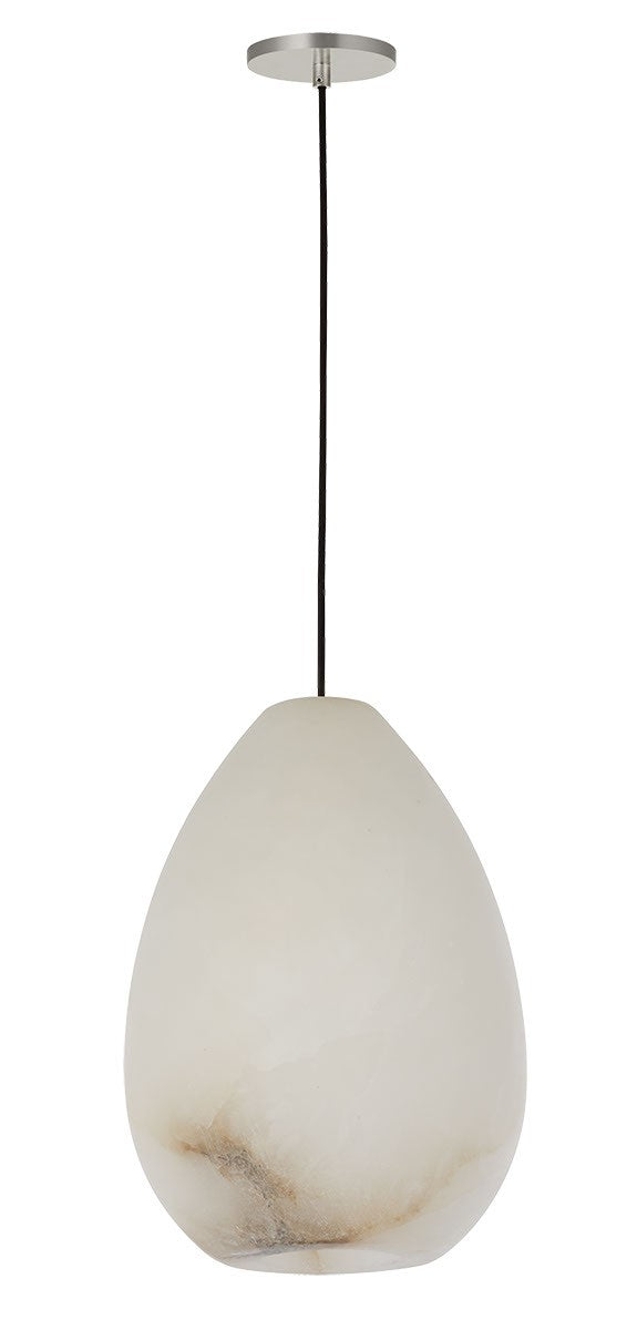 Visual Comfort Modern SLPD545ALBN-L LED Pendant, Polished Nickel