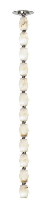 Visual Comfort Modern SLPD55127ALBNR LED Pendant, Polished Nickel