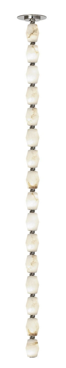 Visual Comfort Modern SLPD55227ALBNR LED Pendant, Polished Nickel