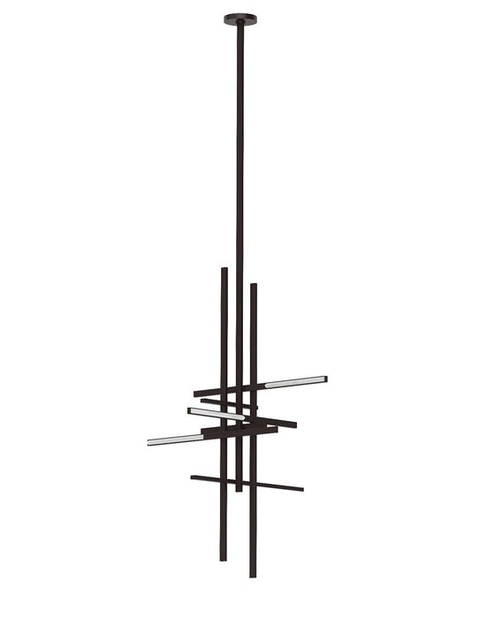 Visual Comfort Modern SLPD56327CCBZ LED Pendant, Bronze