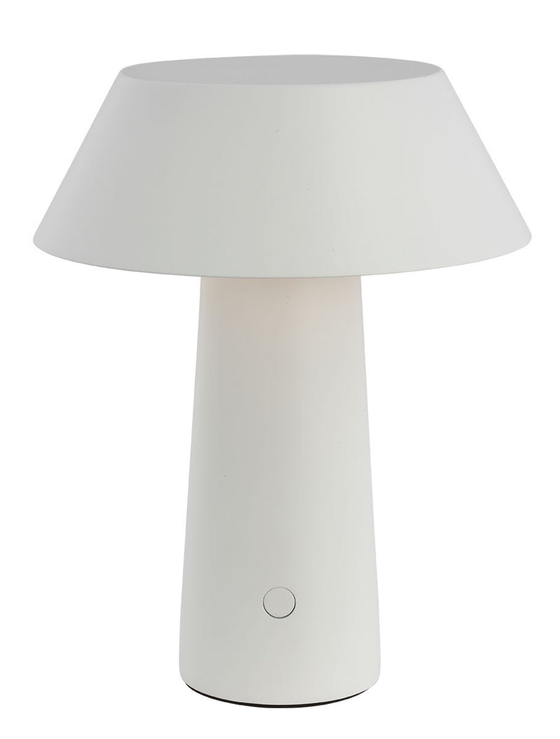 Visual Comfort Modern SLTB25727W LED Table Lamp, Matte White