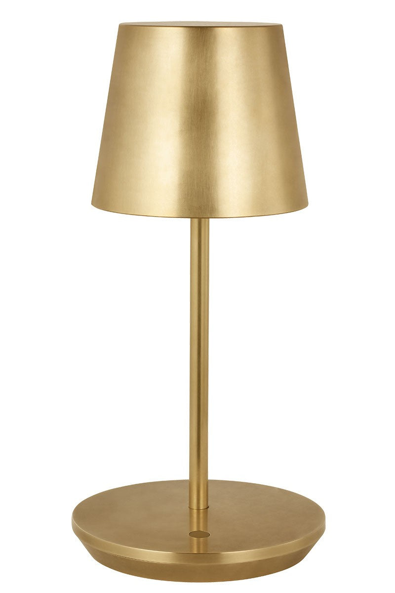 Visual Comfort Modern SLTB53127HAB LED Table Lamp, Hand Rubbed Antique Brass