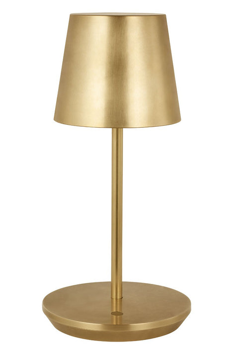 Visual Comfort Modern SLTB53127HAB LED Table Lamp, Hand Rubbed Antique Brass