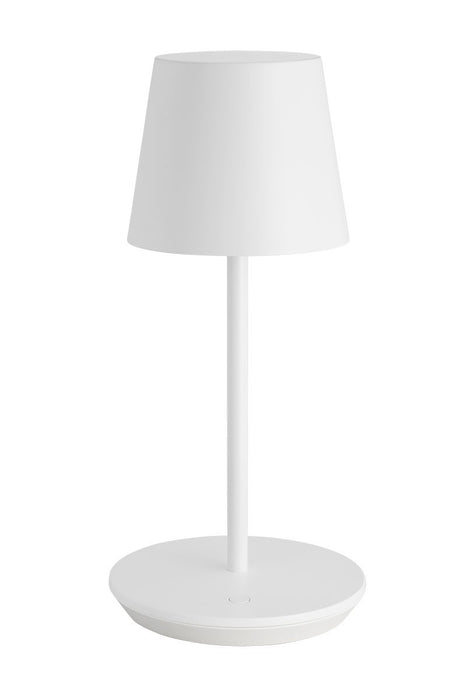 Visual Comfort Modern SLTB53127W LED Table Lamp, Matte White