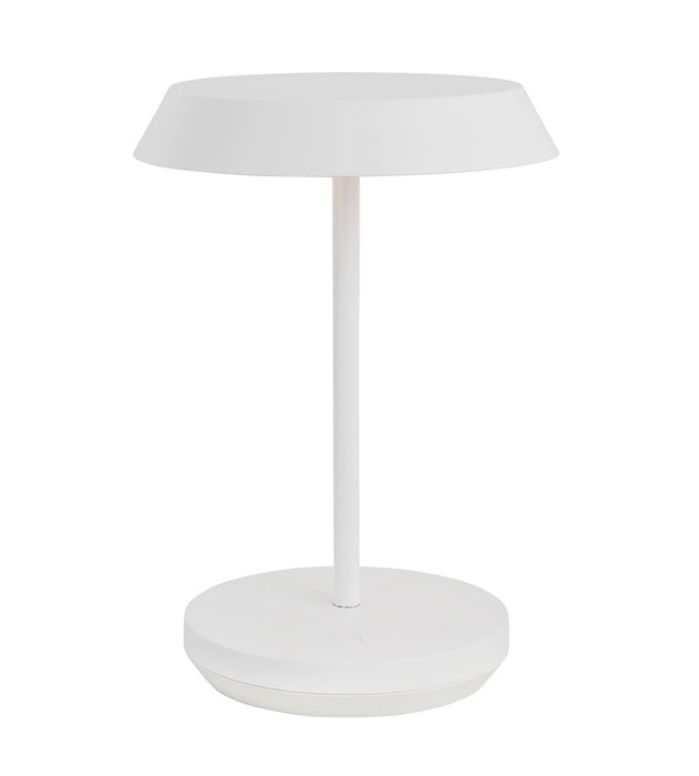 Visual Comfort Modern SLTB53227W LED Table Lamp, Matte White