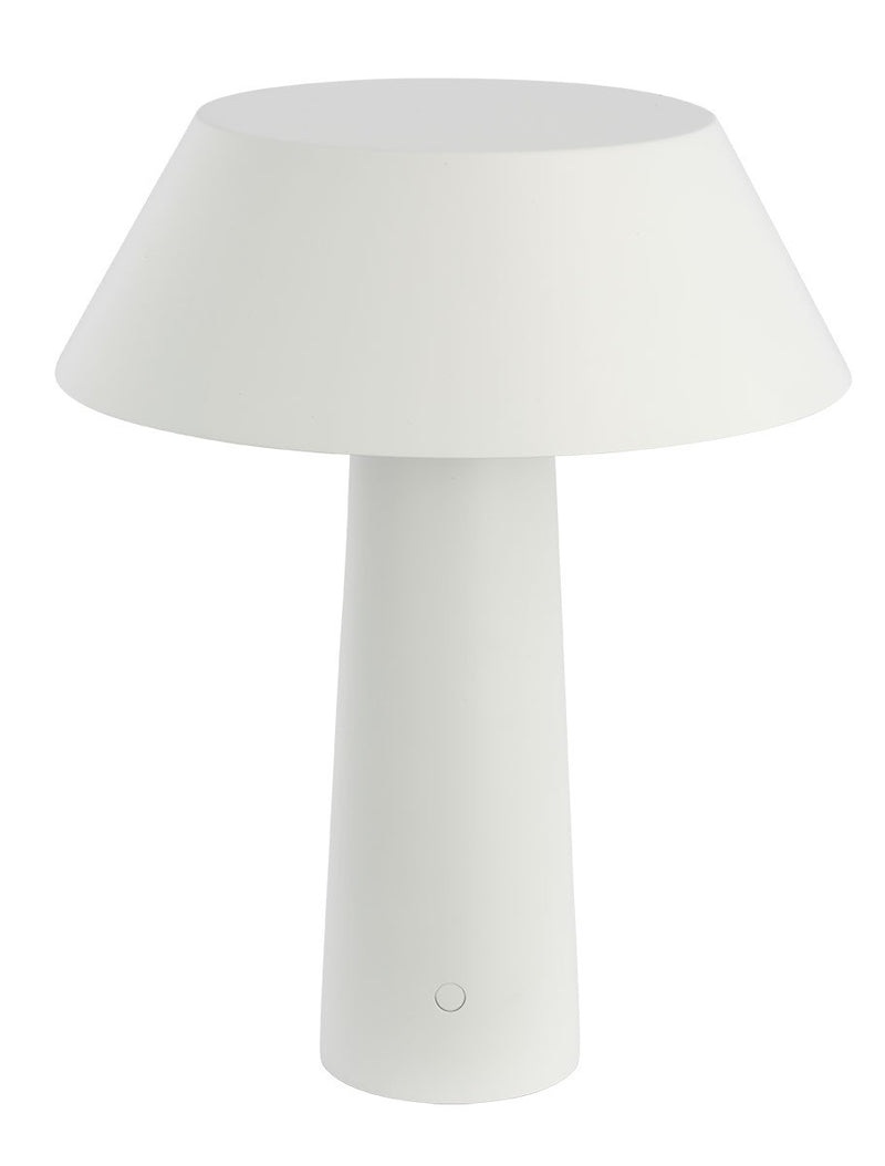 Visual Comfort Modern SLTB56927W LED Table Lamp, Matte White