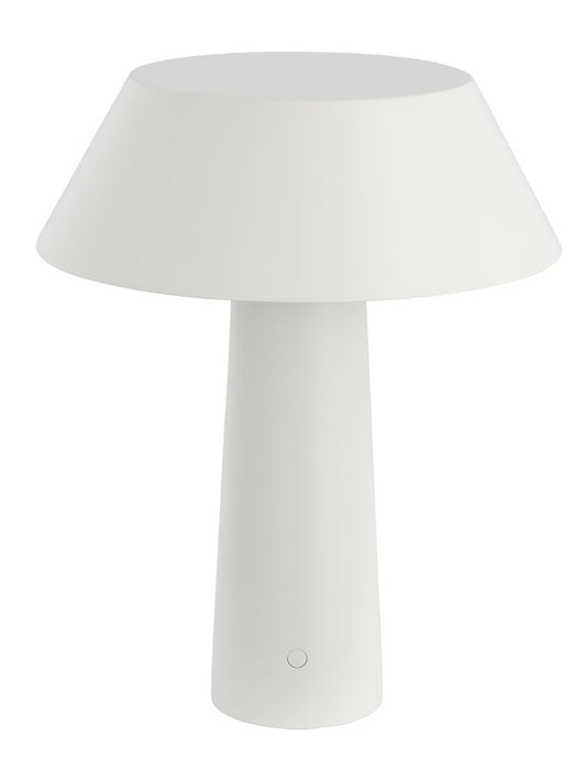 Visual Comfort Modern SLTB56927W LED Table Lamp, Matte White