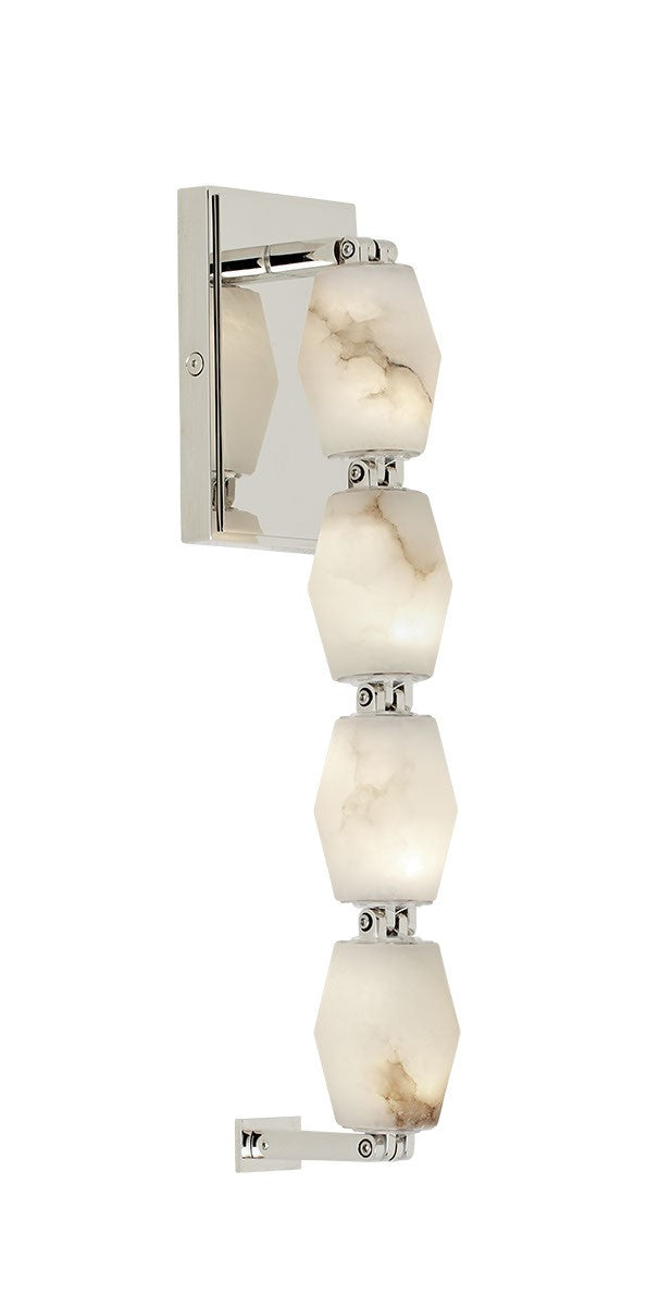 Visual Comfort Modern SLWS54627ALBN LED Wall Sconce, Polished Nickel