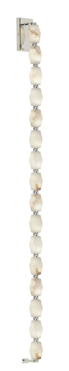 Visual Comfort Modern SLWS54927ALBN LED Wall Sconce, Polished Nickel