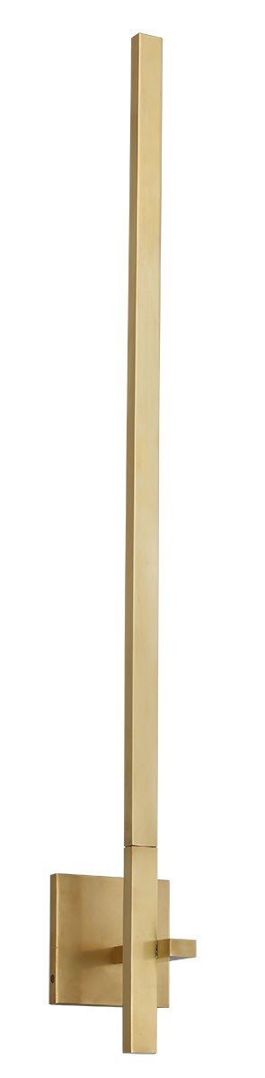 Visual Comfort Modern SLWS56427CCHAB LED Wall Sconce, Hand Rubbed Antique Brass