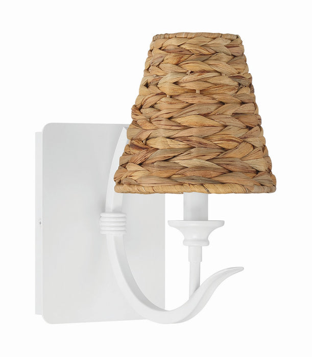 Craftmade 58361-MWW One Light Wall Sconce, Matte White
