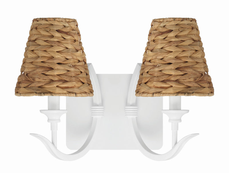 Craftmade 58362-MWW Two Light Wall Sconce, Matte White