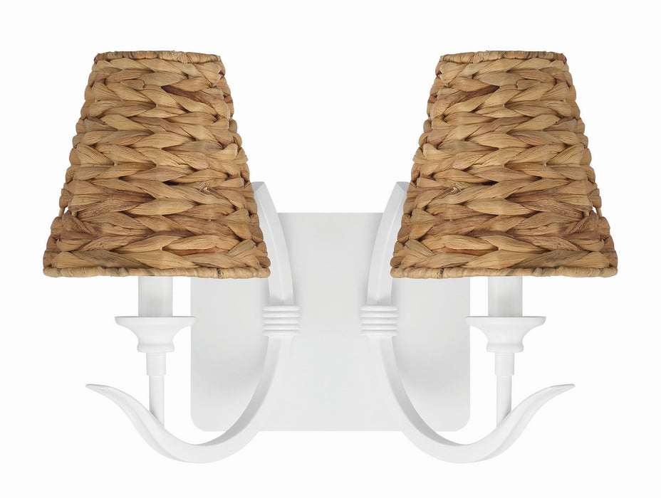 Craftmade 58362-MWW Two Light Wall Sconce, Matte White