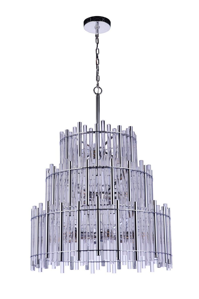 Craftmade 59213-CH 13 Light Chandelier, Chrome