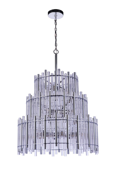 Craftmade 59213-CH 13 Light Chandelier, Chrome