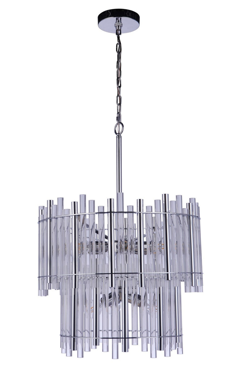 Craftmade 59229-CH Nine Light Chandelier, Chrome
