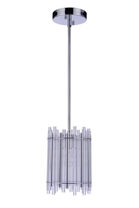 Craftmade 59291-CH One Light Pendant, Chrome