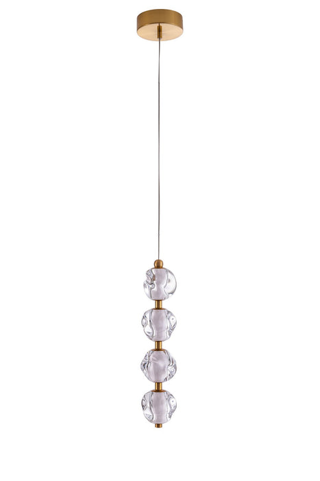 Craftmade 59490-SB-LED LED Pendant, Satin Brass