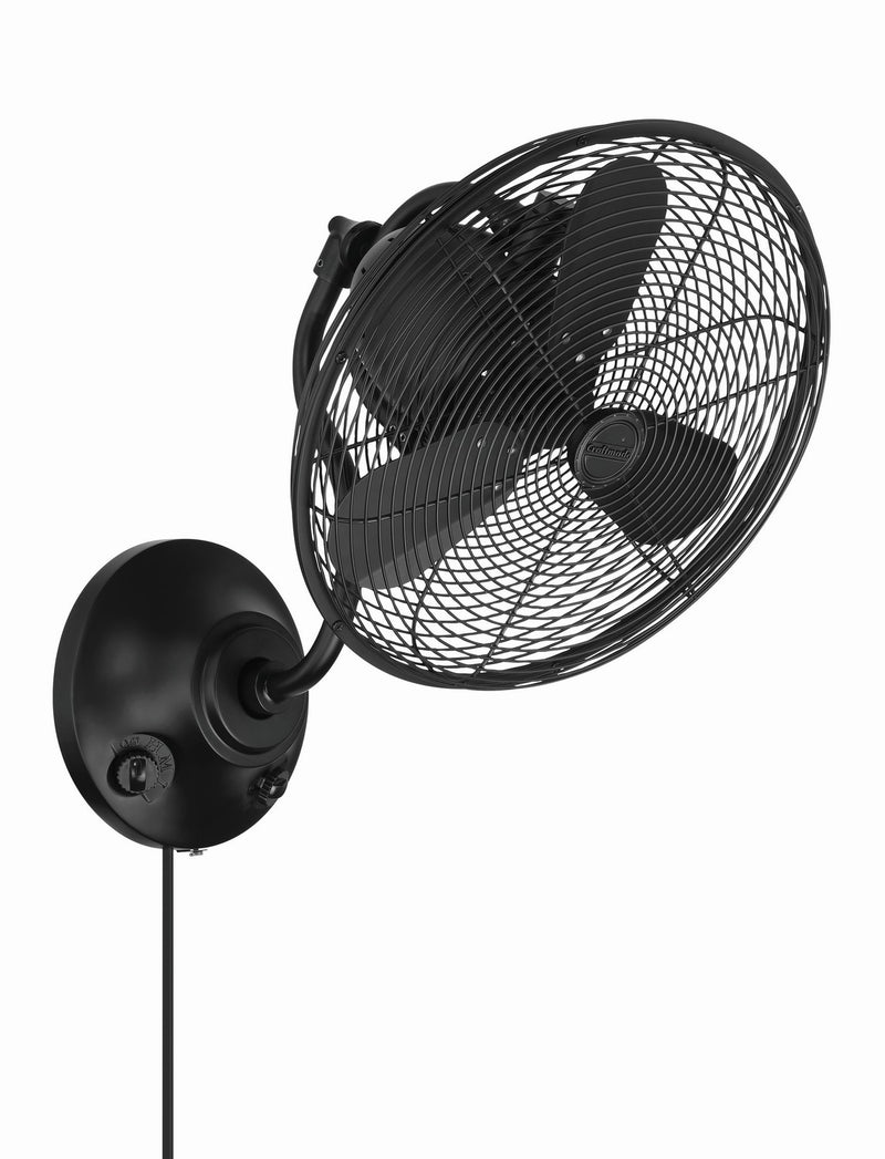 Craftmade BW116FB3 14"Wall Fan, Flat Black