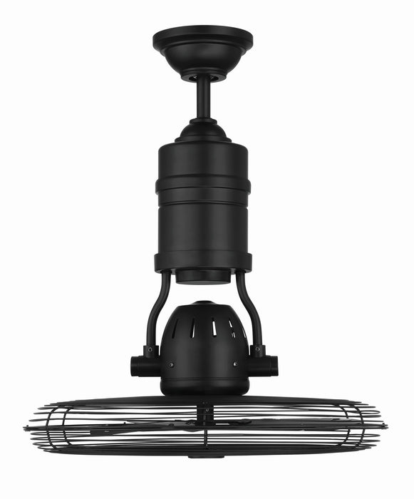 Craftmade BW321FB3 18"Ceiling Fan, Flat Black