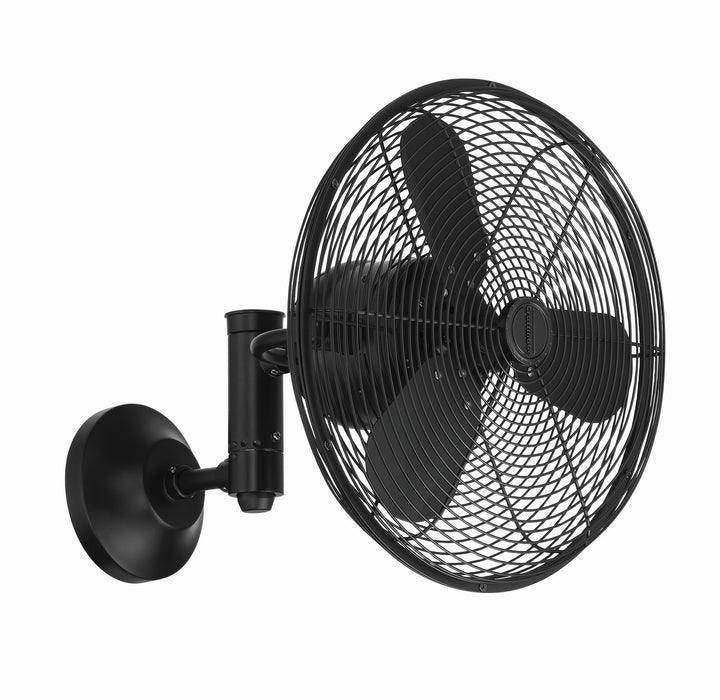 Craftmade BW414FB3 14"Wall Fan, Flat Black