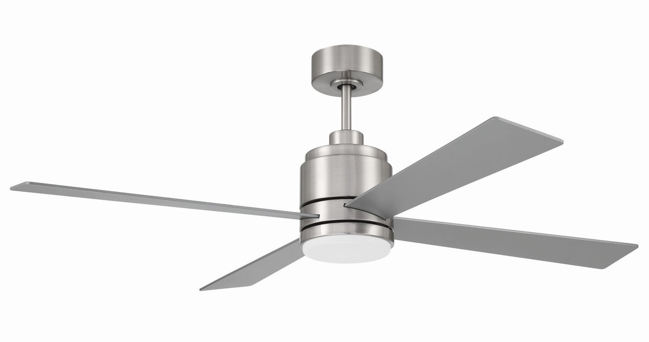 Craftmade MCY52BNK4 52"Ceiling Fan, Brushed Polished Nickel