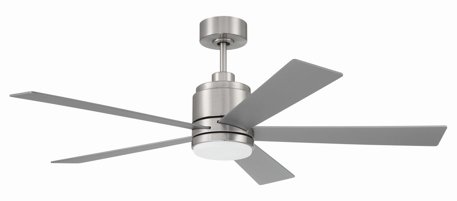 Craftmade MCY52BNK5 52"Ceiling Fan, Brushed Polished Nickel