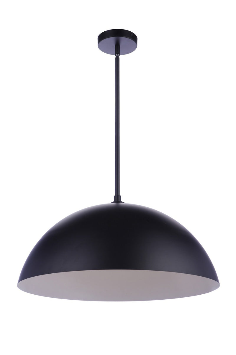Craftmade P1000FB-LED LED Pendant, Flat Black