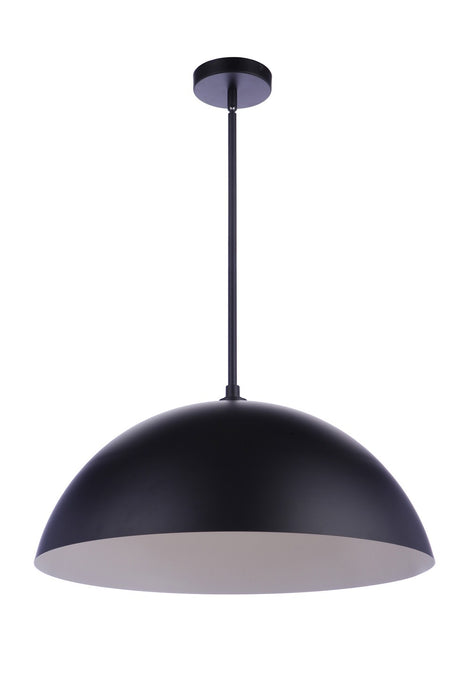 Craftmade P1000FB-LED LED Pendant, Flat Black