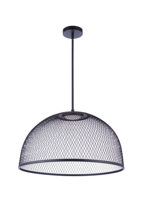 Craftmade P1005FB-LED LED Pendant, Flat Black