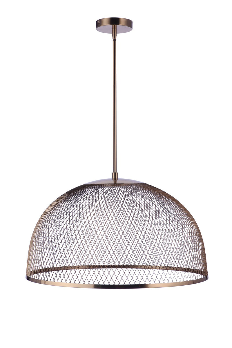 Craftmade P1005SB-LED LED Pendant, Satin Brass