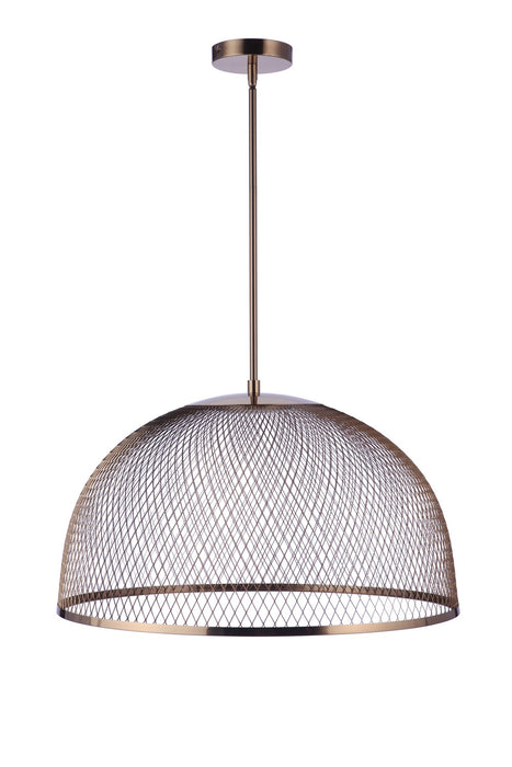 Craftmade P1005SB-LED LED Pendant, Satin Brass