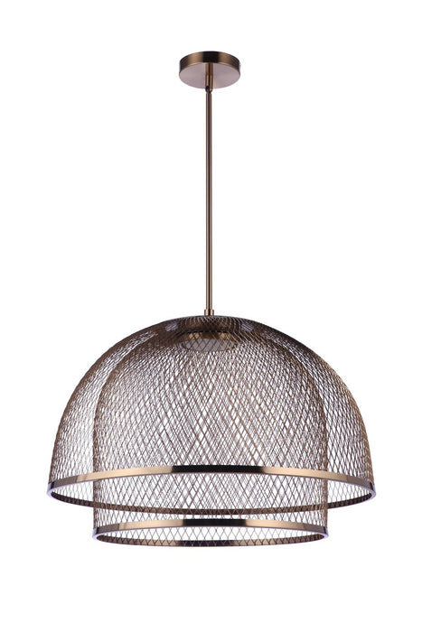 Craftmade P1006SB-LED LED Pendant, Satin Brass