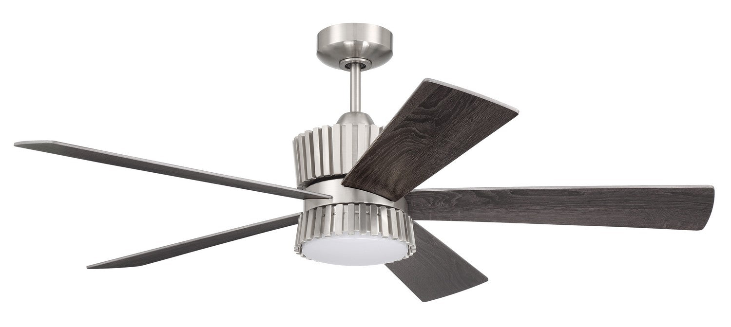 Craftmade TRY52BNK5 52"Ceiling Fan, Brushed Polished Nickel