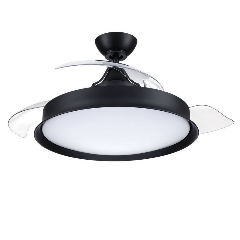 Craftmade UN42FB3 42"Ceiling Fan, Flat Black