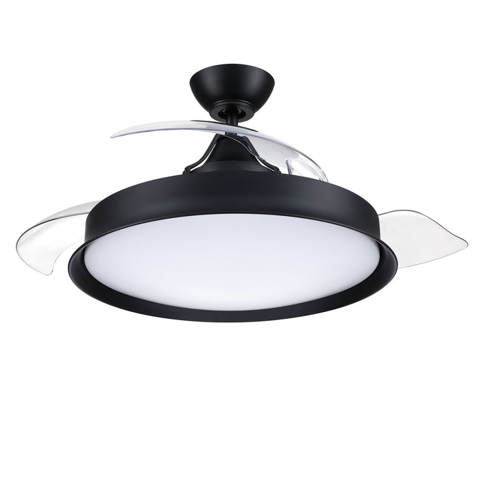 Craftmade UN42FB3 42"Ceiling Fan, Flat Black