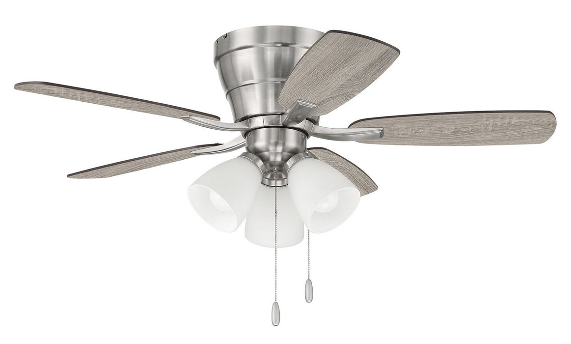 Craftmade WHL42BNK5C3 42"Ceiling Fan, Brushed Polished Nickel