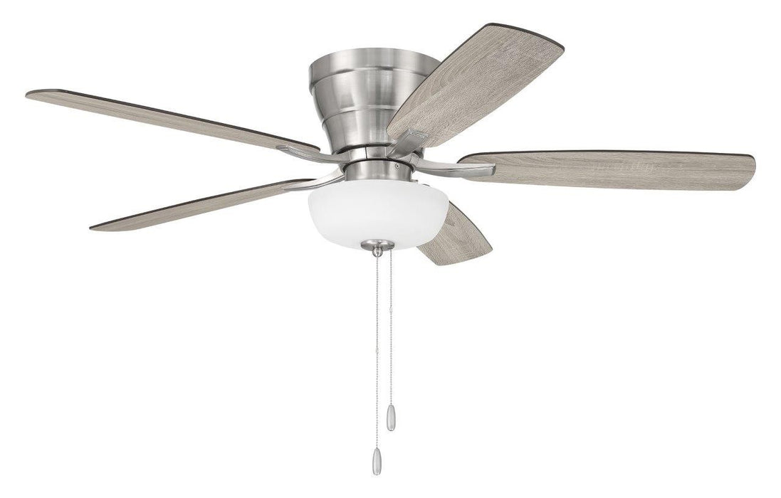Craftmade WHL52BNK5C1 52"Ceiling Fan, Brushed Polished Nickel