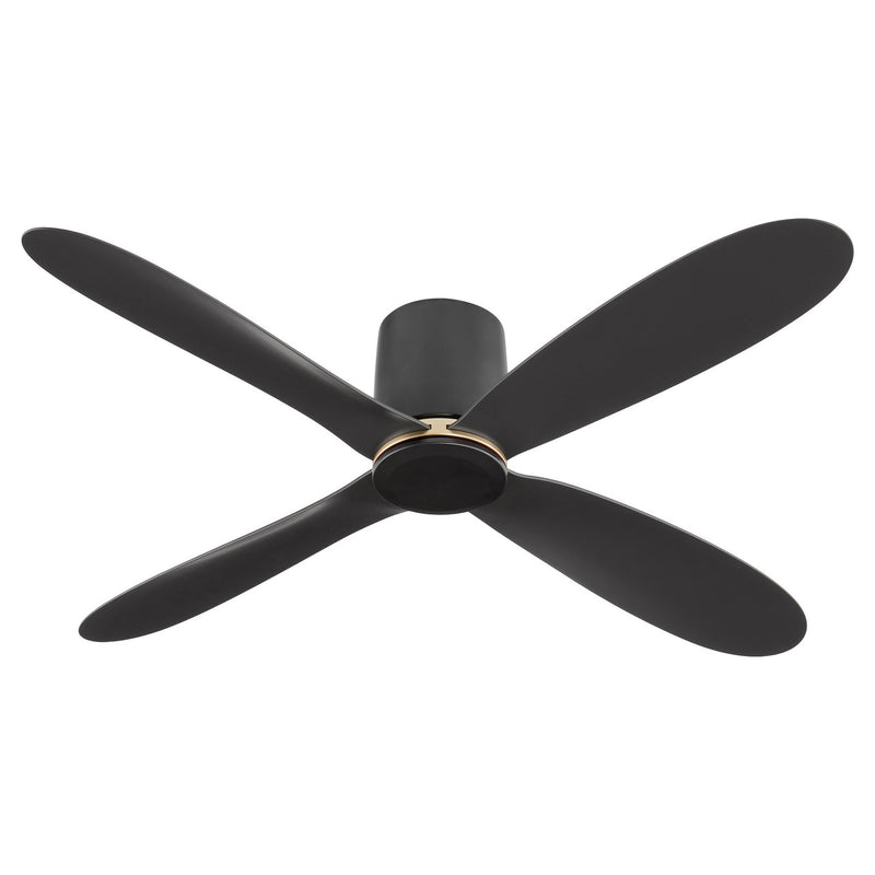 Quorum 3-124-15 56"Ceiling Fan, Black