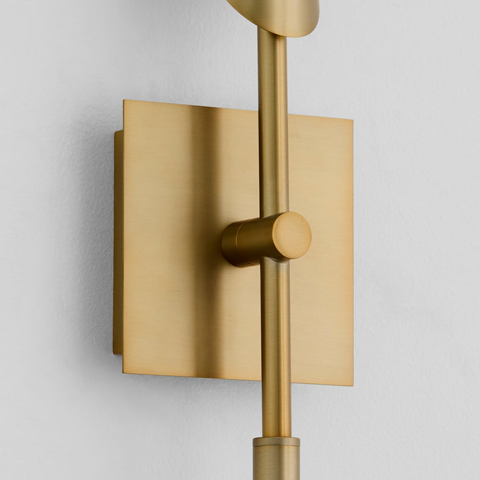 Oxygen 3-405-40 LED Wall Sconce, Aged Brass