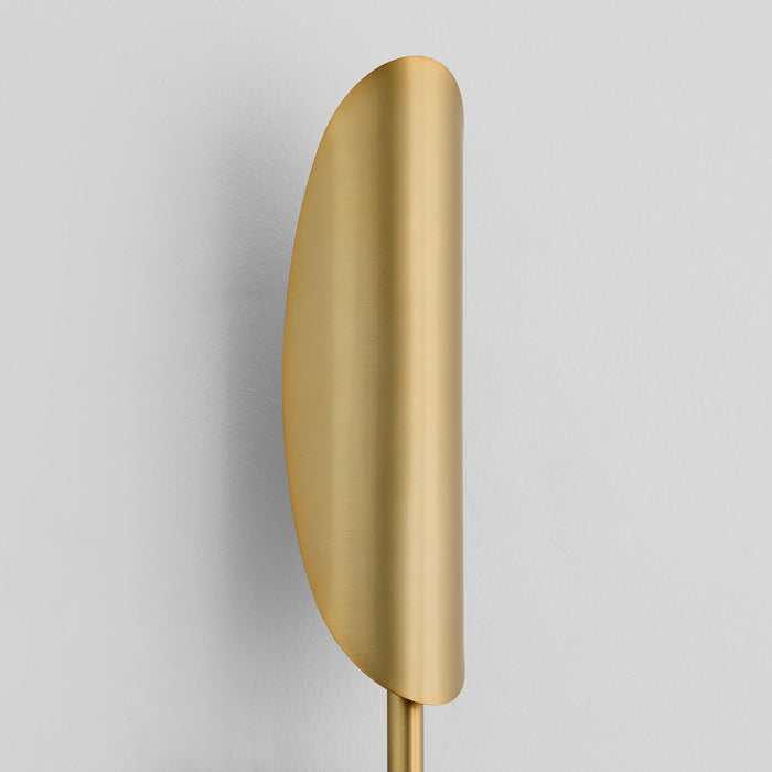 Oxygen 3-405-40 LED Wall Sconce, Aged Brass
