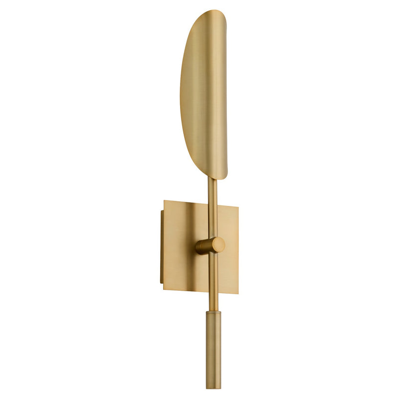 Quorum 3-405-40 LED Wall Sconce, Aged Brass