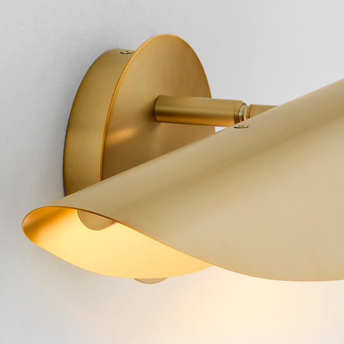 Oxygen 3-406-40 LED Wall Sconce, Aged Brass
