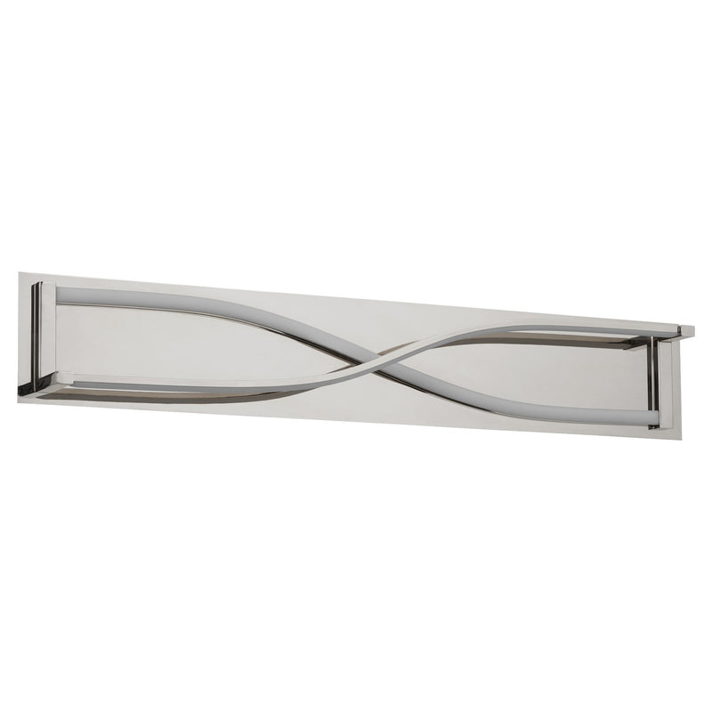 Quorum 3-5007-20 LED Vanity, Polished Nickel