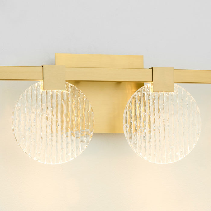 Oxygen 3-5053-40 LED Vanity, Aged Brass