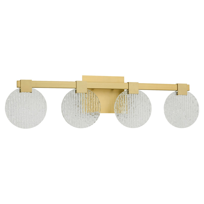 Quorum 3-5053-40 LED Vanity, Aged Brass