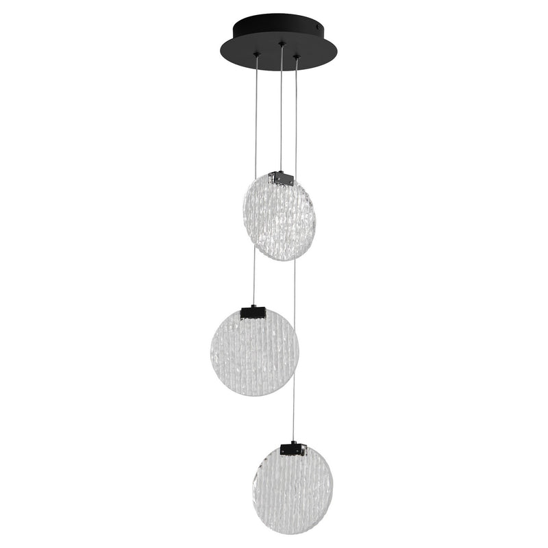 Quorum 3-6050-15 LED Pendant, Black