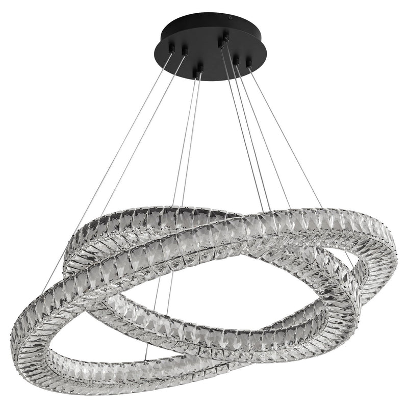 Quorum 3-876-15 LED Pendant, Black