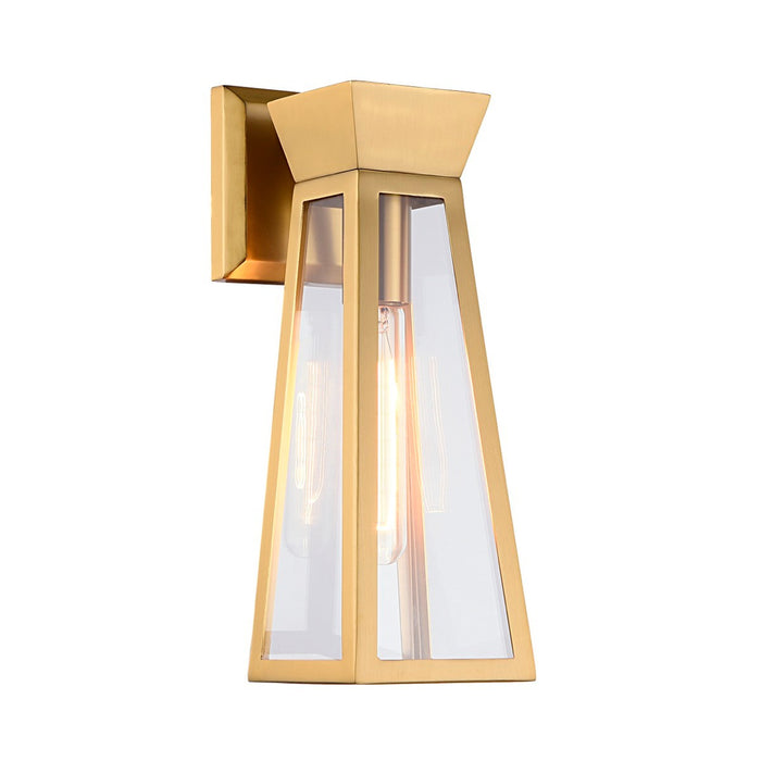 Artcraft AC11857BB One Light Wall Sconce, Brushed Brass