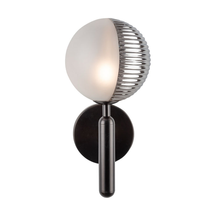 Artcraft AC11881BK One Light Wall Sconce, Black